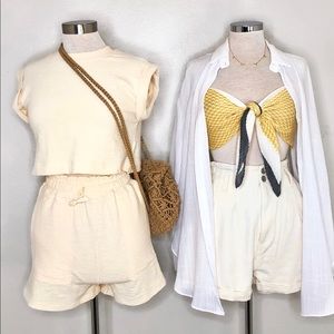 Women’s two Piece Casual Short and Top Set